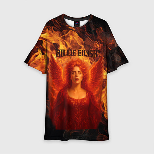 Детское платье Билли Айлиш из огня / 3D-принт – фото 1