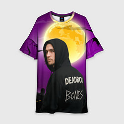 Платье клеш для девочки Deadboy Bones, цвет: 3D-принт
