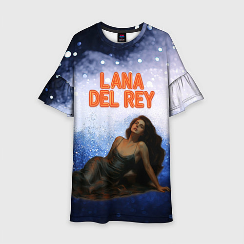 Детское платье Lana Del Rey лежит / 3D-принт – фото 1