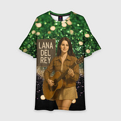 Детское платье Lana Del Rey играет на гитаре
