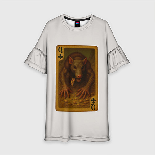 Детское платье Лариса: дама треф / 3D-принт – фото 1