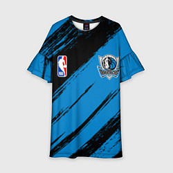 Детское платье Даллас Маверикс - черно синий