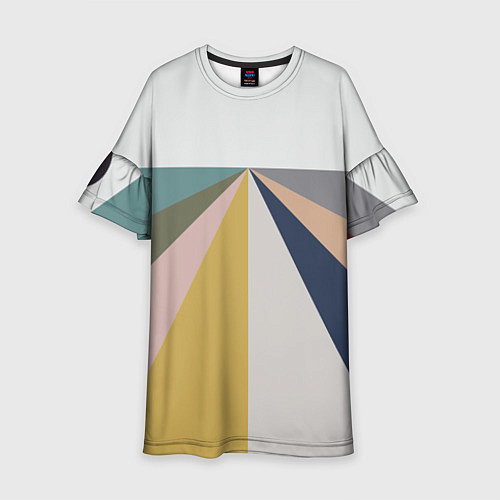 Детское платье Черное солнце красная луна / 3D-принт – фото 1