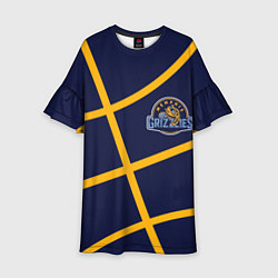 Детское платье Мемфис Гриззлис - баскетбольные линии