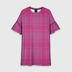 Детское платье Checkered pink