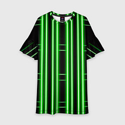 Детское платье Neon green
