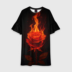 Детское платье Flaming rose