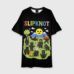 Детское платье Slipknot, мультяшный стиль