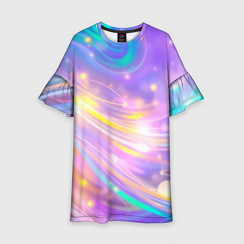 Детское платье Волшебный мистический космос / 3D-принт – фото 1