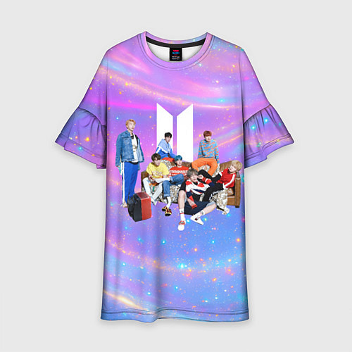Детское платье BTS на диване / 3D-принт – фото 1