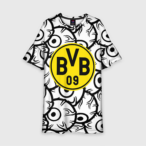 Детское платье Borussia глаза текстура / 3D-принт – фото 1