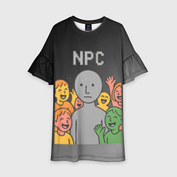 Детское платье Я NPC без эмоций