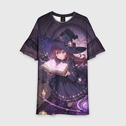 Детское платье Аниме Ведьма Читает Книгу Заклинаний