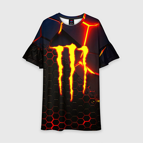 Детское платье Monster energy броня краски / 3D-принт – фото 1