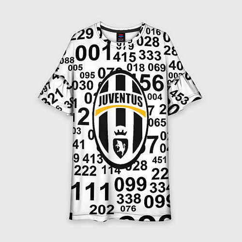 Детское платье Ювентус числа / 3D-принт – фото 1