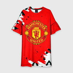 Детское платье Манчестер Юнайтед символы краски