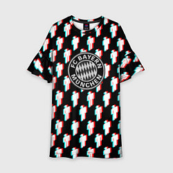 Платье клеш для девочки Бавария Мюнхен люди, цвет: 3D-принт