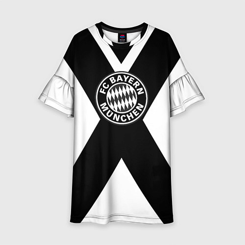 Детское платье Бавария Мюнхен полосы / 3D-принт – фото 1