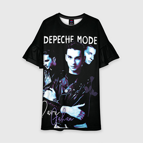 Детское платье Dave Gahan Depeche Mode rose / 3D-принт – фото 1