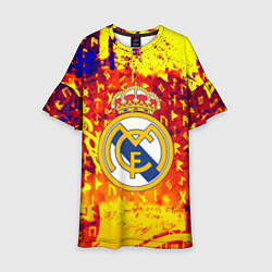 Детское платье Реал Мадрид символы краска