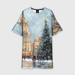 Детское платье Новогодняя Москва