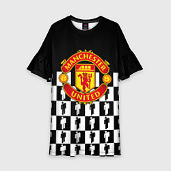 Детское платье Манчестер Юнайтед люди паттерн