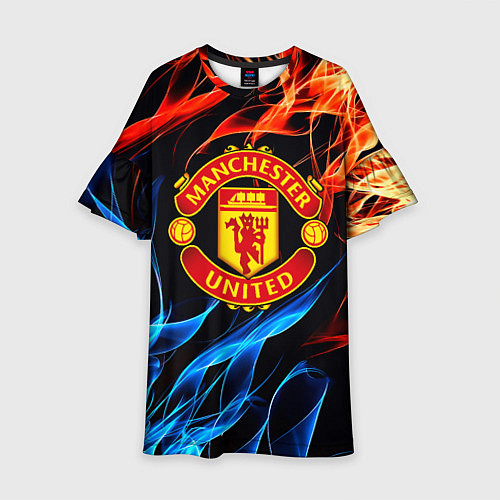 Детское платье Манчестер Юнайтед огонь битва / 3D-принт – фото 1