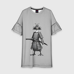 Детское платье Гусь-самурай с катаной