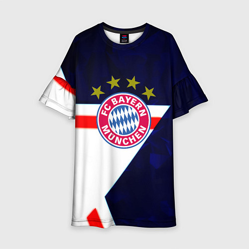 Детское платье Бавария звезды геометрия / 3D-принт – фото 1