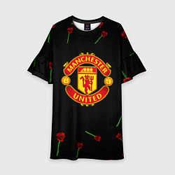 Детское платье Манчестер Юнайтед розы