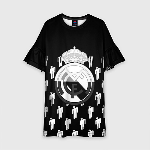 Детское платье Реал Мадрид люди краски / 3D-принт – фото 1