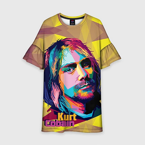 Детское платье Kurt Cobain: Abstraction / 3D-принт – фото 1
