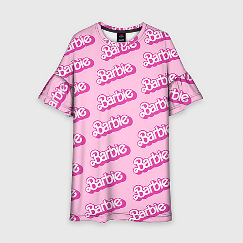 Детское платье Barbie Pattern / 3D-принт – фото 1