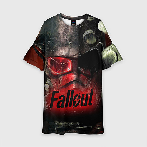 Детское платье Fallout Red / 3D-принт – фото 1