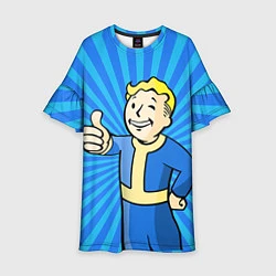 Детское платье Fallout Blue