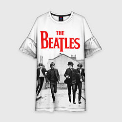 Платье клеш для девочки The Beatles: Break, цвет: 3D-принт