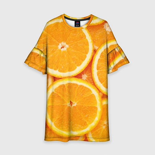 Детское платье Апельсинчик / 3D-принт – фото 1