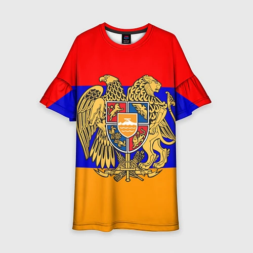 Детское платье Герб и флаг Армении / 3D-принт – фото 1