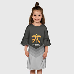 Платье клеш для девочки Fnatic Uniform, цвет: 3D-принт — фото 2