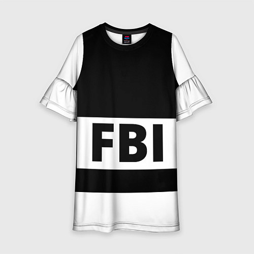 Детское платье Бронежилет FBI / 3D-принт – фото 1
