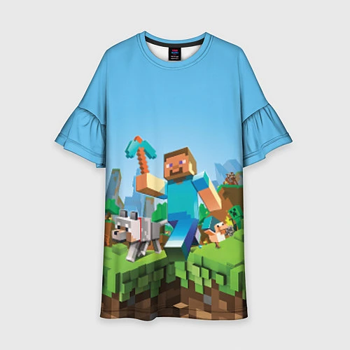 Детское платье Minecraft Summer / 3D-принт – фото 1