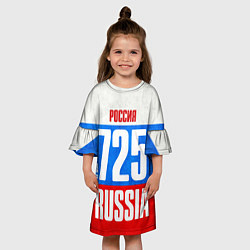 Платье клеш для девочки Russia: from 725, цвет: 3D-принт — фото 2