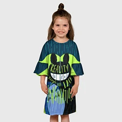 Платье клеш для девочки Totoro: Reality Imagination, цвет: 3D-принт — фото 2