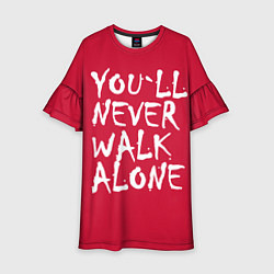 Детское платье You'll never walk alone