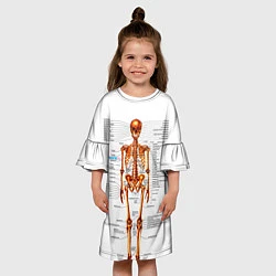 Платье клеш для девочки Шпаргалки, цвет: 3D-принт — фото 2