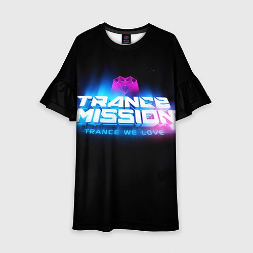 Детское платье Trancemission: Trance we love / 3D-принт – фото 1