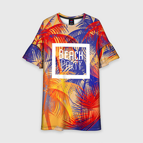 Детское платье Beach Party / 3D-принт – фото 1