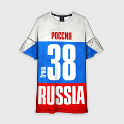 Платье клеш для девочки Russia: from 38, цвет: 3D-принт