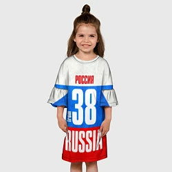 Платье клеш для девочки Russia: from 38, цвет: 3D-принт — фото 2