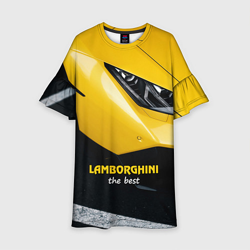 Детское платье Lamborghini the best / 3D-принт – фото 1